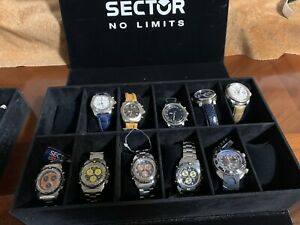 【貨物輸送無料】ウオッチ ラリッシモボックスオロロギポルタオロギセクターポルタオロオロギrarissimo box 24 orologi portaorologi sector automatic no limits porta orologio