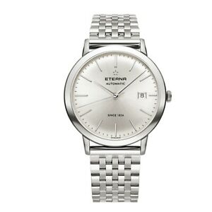 【貨物輸送無料】ウオッチ eterna 270041101736 mens eternity silver automatic watch