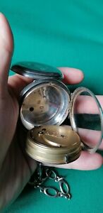 【貨物輸送無料】ウオッチ オロロギタスカシポラリバルティナアルジェントシルバーマッシブイングルスorologio watch poket tasca cipolla ribaltina argento silver massive inglese