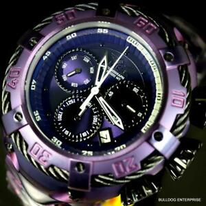 【貨物輸送無料】ウオッチ インビクタサンダーボルトパープルステンレスミリメートルスイスクロノグラフウォッチinvicta thunderbolt purple stainless steel 52粍 swiss mvt chronograph watch