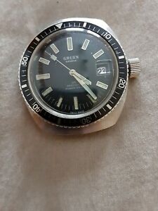 【貨物輸送無料】ウオッチ ダイバーウォッチスイスグレーンジュネーブアトモスautomatic diver watch men swiss greun geneva 25 precision  20 atmos