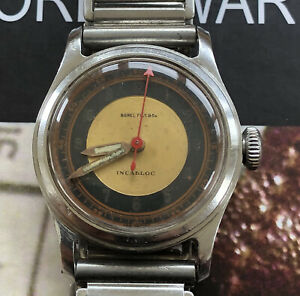 【送料無料】腕時計　ヴィンテージミリタリータイプボレルフィルスカンパニーボルゲルケースドvintage, wwii era, 1940ies, military type watch, borel fils amp; co, borgel cased