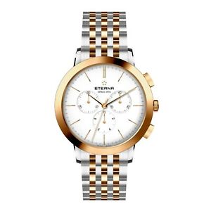 【貨物輸送無料】ウオッチ クォーツウォッチeterna 276053111746 mens eternity white quartz watch