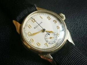 【貨物輸送無料】ウオッチ ブローバクロノグラフultra rare bulova chronograph made インチ the 1940s