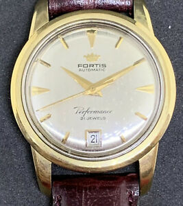 【貨物輸送無料】ウオッチ フォルティスパフォーマンスアチャイオオロfortis automatic performance date acciaio e oro 1960
