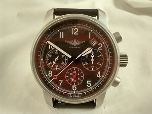 【貨物輸送無料】ウオッチ パイロットアビエイタークロノグラフポルジョロシアアナログpilot aviator chronograph poljot 31681 russian analog watch 腕時計-男女兼用腕時計