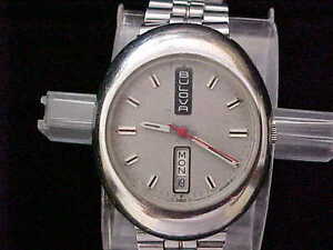 【貨物輸送無料】ウオッチ オリジナルブローバステンレスビッグオーバルシャープall original bulova automatic stainless steel big oval unusual sharp wristwatch 腕時計-男女兼用腕時計