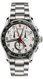 【貨物輸送無料】ウオッチ ビクトリノックススイスアーミークロノクラシックメンズステンレススチールvictorinox swiss army chrono classic xls mens stainless steel watch date 241213 腕時計-男女兼用腕時計