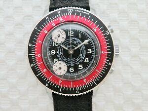 【貨物輸送無料】ウオッチ ヴィンテージルツェルンスポーツクロノグラフサービスvintage lucerne sport poor mans calculator chronograph wristwatch  serviced 男女兼用腕時計-腕時計