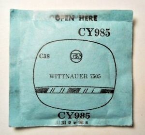 【送料無料】腕時計　オーバルクリスタルフィットウィットナウアーgs cy985 oval replacement watch crystal 312 x 268 mm fits wittnauer 7505