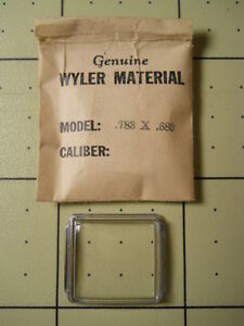 【送料無料】腕時計　ワイラースクエアクリスタルガスケットwyler incaflex 176 x 220 mm square replacement watch crystal gasket 788 x 680
