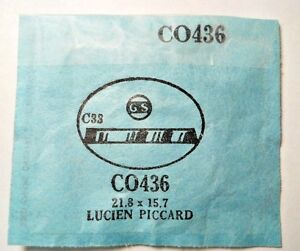 【送料無料】腕時計　オーバルクリスタルミリメートルフィットルシアンカードgs co436 oval replacement watch crystal 218 x 157 mm fits lucien piccard