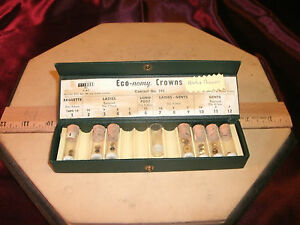 【送料無料】腕時計　エコノミークラウンズキャビネットウォッチクラウンフリーvtg economy crowns cabinet 395 box amp; 19 watch crownsfree ship