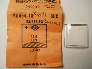 【送料無料】腕時計　クリスタルフィットsuc rs45410 gs cx6545 replacement watch crystal 198 x 189 mm fits elgin 4531