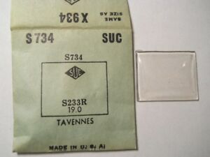 【送料無料】腕時計　ウォッチクリスタルフィットタヴァンヌロンジンsuc s734 rs734 gs x934 cx934 watch crystal 233 x 190 mm fits tavannes longines