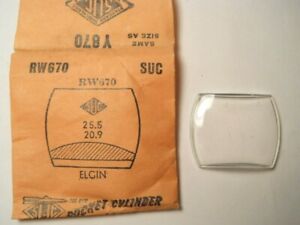 【送料無料】腕時計　クリスタルフィットエルギンsuc rw670 lucite replacement watch crystal 255 x 209 mm fits elgin