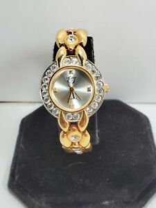 【送料無料】腕時計　ヴィンテージレディースクォーツウォッチスワロフスキークリスタルvintage ladies quartz ej watch swarovski crystals