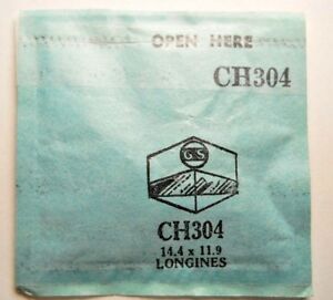 【送料無料】腕時計　クリスタルロンジンgs ch304 hexagon replacement watch crystal 144 x 119 mm fits longines