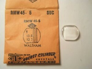 【送料無料】腕時計　クリスタルウォルサムフィットsuc rmw455 lucite replacement watch crystal 138 x 123 mm fits waltham