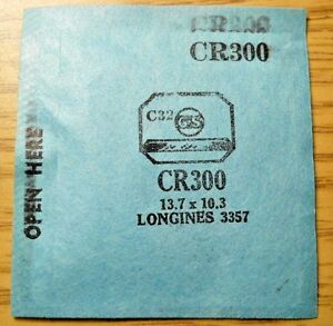 【送料無料】腕時計　クリスタルロンジンgs cr300 watch replacement crystal 137 x 103 mm fits longines 3357