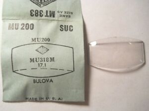 【送料無料】腕時計　ウォッチクリスタルブローバタイムキングsuc mu200 gs mt383 watch crystal 318 x 171 fits bulova broadcaster time king 13,286円