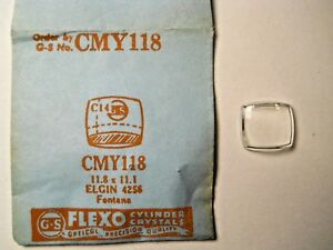 【送料無料】腕時計　クリスタルフィットフォンタナgs cmy118 replacement watch crystal 118 x 111 mm fits elgin 4256 fontana