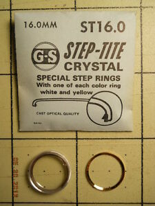 【送料無料】腕時計　チョイスステップティテクリスタルゴールドシルバーリングchoice gs steptite st 160 st 169 replacement watch crystal gold silver ring
