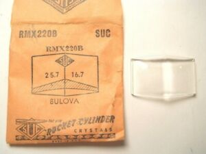 【送料無料】腕時計　クリスタルブローバsuc rmx220b lucite replacement watch crystal 257 x 167 mm fits bulova
