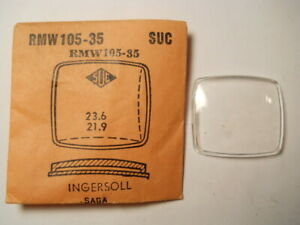 【送料無料】腕時計　クリスタルフィットインガーゾルsuc rmw10535 replacement watch crystal 236 x 219 mm fits ingersoll saga