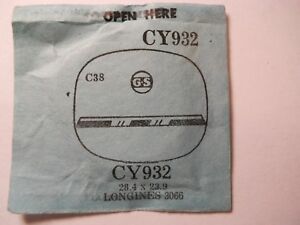 【送料無料】腕時計　クリスタルミリメートルロンジンgs cy932 replacement watch crystal 284 x 239 mm fits longines 3066