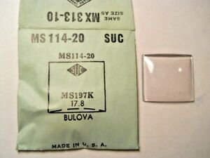 【送料無料】腕時計　ウォッチクリスタルブロバダグラスコリガms11420 gs mx31310 watch crystal 197 x 178 fits bulova dewey douglas corriga