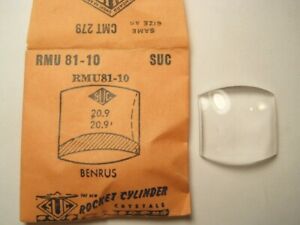 【送料無料】腕時計　クリスタルフィットベンラスパイオニアsuc rmu8110 gs cmt279 replacement watch crystal 209 x 209 fits benrus pioneer