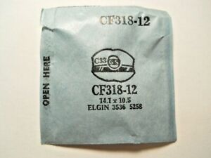 【送料無料】腕時計　クリスタルフィットgs cf31812 replacement watch crystal 141 x 105 mm fits elgin 3536 5258