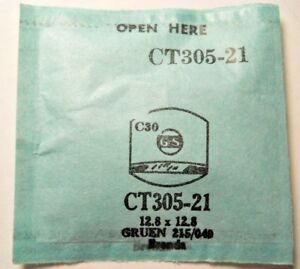 【送料無料】腕時計　クリスタルフィットブレンダgs ct30521 replacement watch crystal 128 x 128 mm fits gruen 215 049 brenda