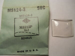 【送料無料】腕時計　クリスタルベンラスsuc ms1243 suc1243 replacement watch crystal 212 x 161 mm fits benrus