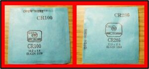 【送料無料】腕時計　ウォッチクリスタルフィットgs cr100 102 x 86 cr286 130 x 110 mm watch crystal fits elgin 5150 5158 1263