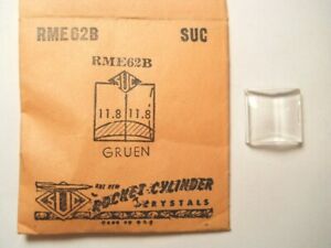 【送料無料】腕時計　クリスタルsuc rme62b lucite replacement watch crystal 118 x 118 fits gruen 210656 fawn