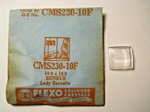 【送料無料】腕時計　ウォッチクリスタルフィットベンラスレディバーネットヒルシルクgs cms23010f watch crystal 109 x 109 mm fits benrus lady burnette hill silk