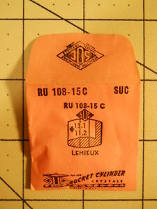 【送料無料】腕時計　クリスタルフィットルミューsuc ru10815c replacement watch crystal 131 x 112 mm fits lemieux