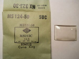 【送料無料】腕時計　ウォッチクリスタルフィットベンラスカーブキングsuc ms12450 gs mx32330 watch crystal 213 x 140 mm fits benrus curve king
