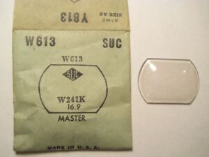 【送料無料】腕時計　クリスタルミリメートルフィットマスターsuc w613 gs y813 py813 replacement watch crystal 241 x 169 mm fits master