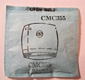 【送料無料】腕時計　シリンダーウォッチクリスタルフィットブローバgs cmc355 replacement cylinder watch crystal 222 x 222 mm fits bulova 1253e