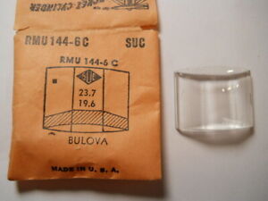 【送料無料】腕時計　クリスタルフィットブルバsuc rmu1446c lucite replacement watch crystal 237 x 196 mm fits bulova