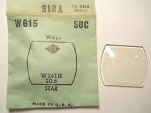 【送料無料】腕時計　クリスタルスターsuc w615 gs y815 py815 replacement watch crystal 241 x 206 mm fits star