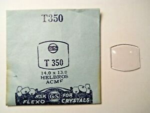 【送料無料】腕時計　ドームクリスタルフィットgs t350 pt350 dome replacement watch crystal 140 x 130 mm fits helbros acme
