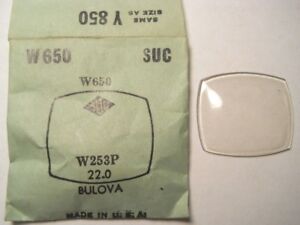 【送料無料】腕時計　クリスタルsuc w650 gs y850 py850 replacement watch crystal 253 x 220 mm fits bulova