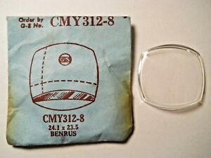 【送料無料】腕時計　クリスタルベンラスアンドーバートームgs cmy3128 suc rmw11240 watch crystal 241 x 235 mm fits benrus andover tome