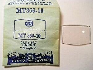 【送料無料】腕時計　クリスタルダグラスgs mt35610 pmt35610 replacement watch crystal 245 x 167 mm fit gruen douglas