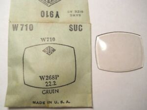 【送料無料】腕時計　クリスタルsuc w710 gs y910 py910 replacement watch crystal 268 x 222 mm fits gruen