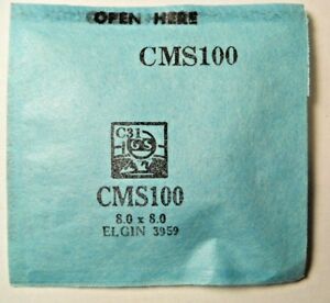 【送料無料】腕時計　クリスタルフィットgs cms100 suc rme35 replacement watch crystal 80 x 80 mm fits elgin 3959